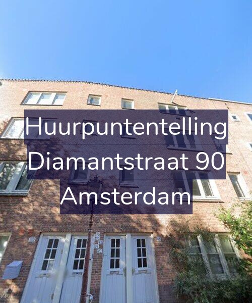 Foto gevel Huurpuntentelling voor Diamantstraat 90, Amsterdam