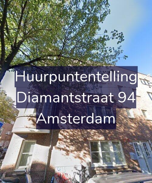 Foto gevel Huurpuntentelling voor Diamantstraat 94, Amsterdam