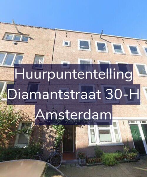Foto gevel Huurpuntentelling voor Diamantstraat 30-H, Amsterdam