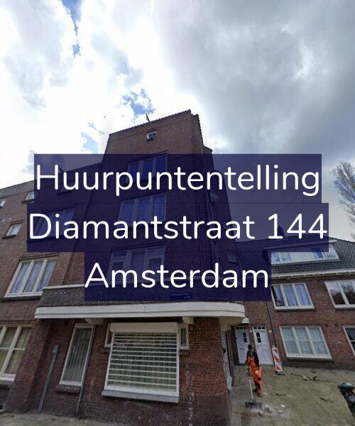 Foto gevel Huurpuntentelling voor Diamantstraat 144, Amsterdam