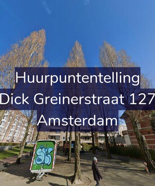 Foto gevel Huurpuntentelling voor Dick Greinerstraat 127, Amsterdam