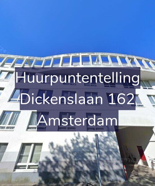 Foto gevel Huurpuntentelling voor Dickenslaan 162, Amsterdam