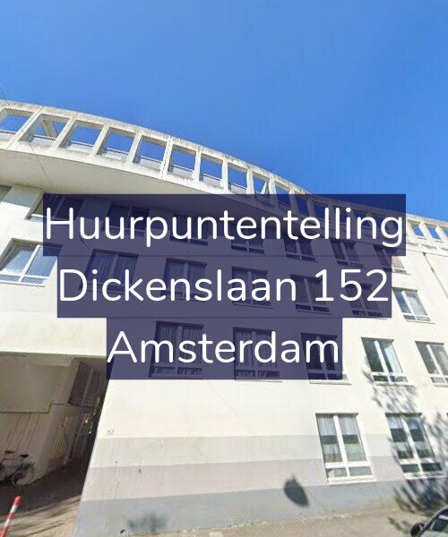 Foto gevel Huurpuntentelling voor Dickenslaan 152, Amsterdam
