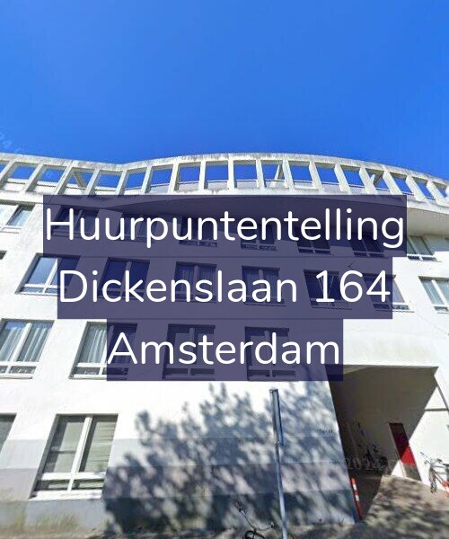 Foto gevel Huurpuntentelling voor Dickenslaan 164, Amsterdam