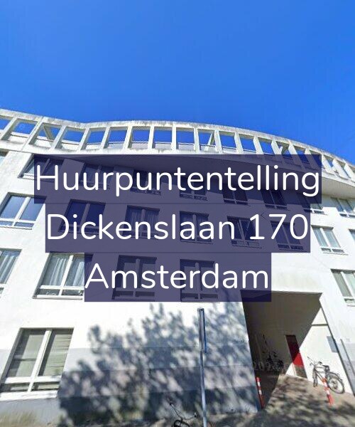 Foto gevel Huurpuntentelling voor Dickenslaan 170, Amsterdam