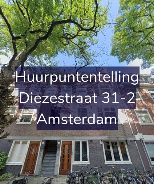 Foto gevel Huurpuntentelling voor Diezestraat 31-2, Amsterdam