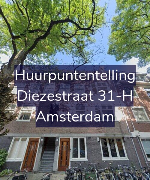 Foto gevel Huurpuntentelling voor Diezestraat 31-H, Amsterdam