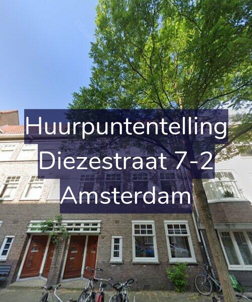 Foto gevel Huurpuntentelling voor Diezestraat 7-2, Amsterdam