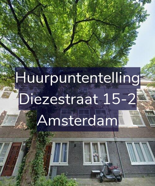 Foto gevel Huurpuntentelling voor Diezestraat 15-2, Amsterdam