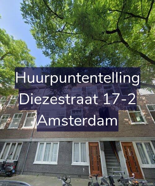 Foto gevel Huurpuntentelling voor Diezestraat 17-2, Amsterdam
