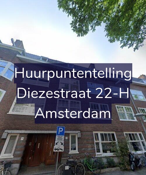 Foto gevel Huurpuntentelling voor Diezestraat 22-H, Amsterdam