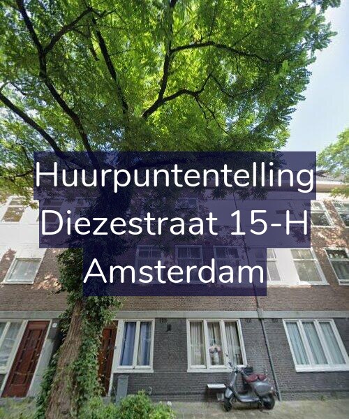 Foto gevel Huurpuntentelling voor Diezestraat 15-H, Amsterdam