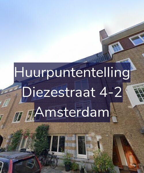 Foto gevel Huurpuntentelling voor Diezestraat 4-2, Amsterdam