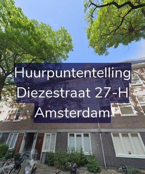 Foto gevel Huurpuntentelling voor Diezestraat 27-H, Amsterdam