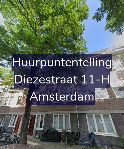 Foto gevel Huurpuntentelling voor Diezestraat 11-H, Amsterdam
