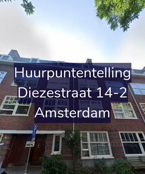 Foto gevel Huurpuntentelling voor Diezestraat 14-2, Amsterdam