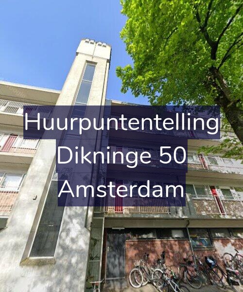Foto gevel Huurpuntentelling voor Dikninge 50, Amsterdam