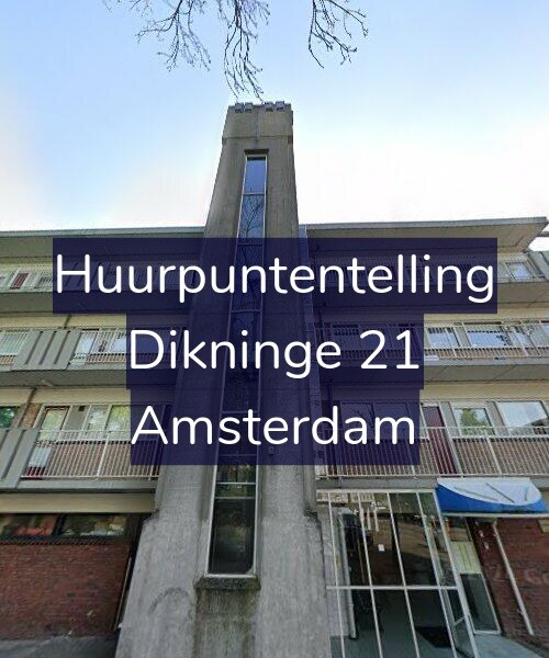 Foto gevel Huurpuntentelling voor Dikninge 21, Amsterdam