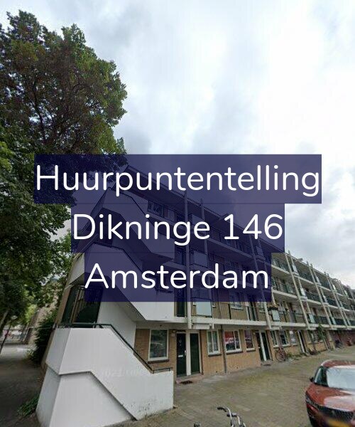 Foto gevel Huurpuntentelling voor Dikninge 146, Amsterdam