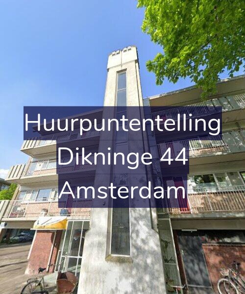 Foto gevel Huurpuntentelling voor Dikninge 44, Amsterdam