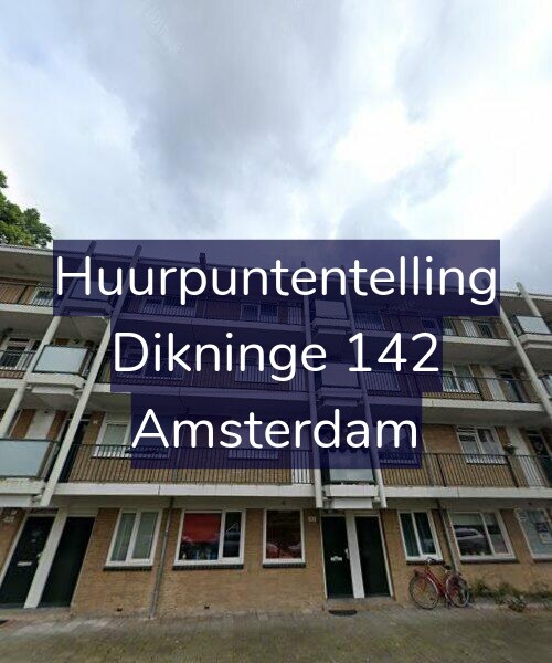 Foto gevel Huurpuntentelling voor Dikninge 142, Amsterdam
