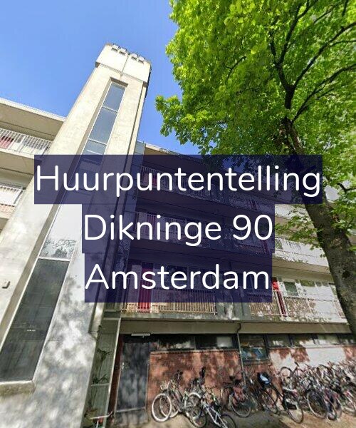 Foto gevel Huurpuntentelling voor Dikninge 90, Amsterdam