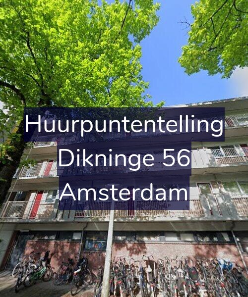 Foto gevel Huurpuntentelling voor Dikninge 56, Amsterdam