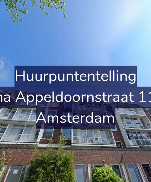 Foto gevel Huurpuntentelling voor Dina Appeldoornstraat 11-2, Amsterdam