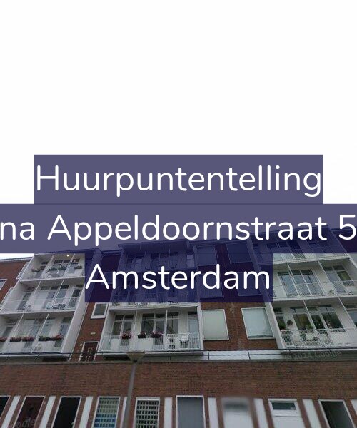 Foto gevel Huurpuntentelling voor Dina Appeldoornstraat 5-3, Amsterdam