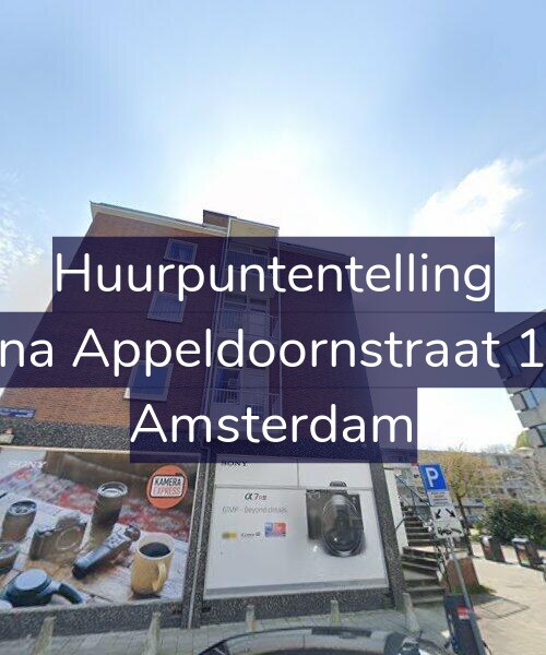 Foto gevel Huurpuntentelling voor Dina Appeldoornstraat 1-1, Amsterdam