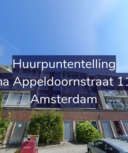 Foto gevel Huurpuntentelling voor Dina Appeldoornstraat 11-1, Amsterdam