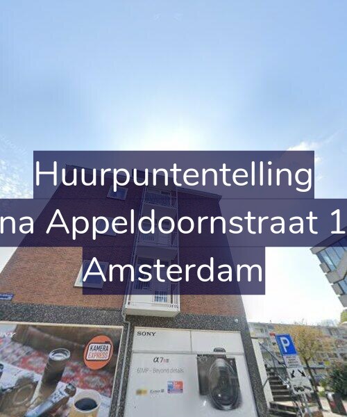 Foto gevel Huurpuntentelling voor Dina Appeldoornstraat 1-3, Amsterdam