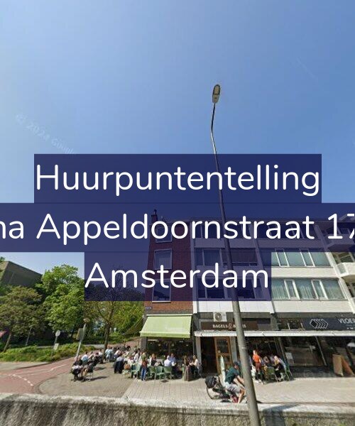 Foto gevel Huurpuntentelling voor Dina Appeldoornstraat 17-1, Amsterdam