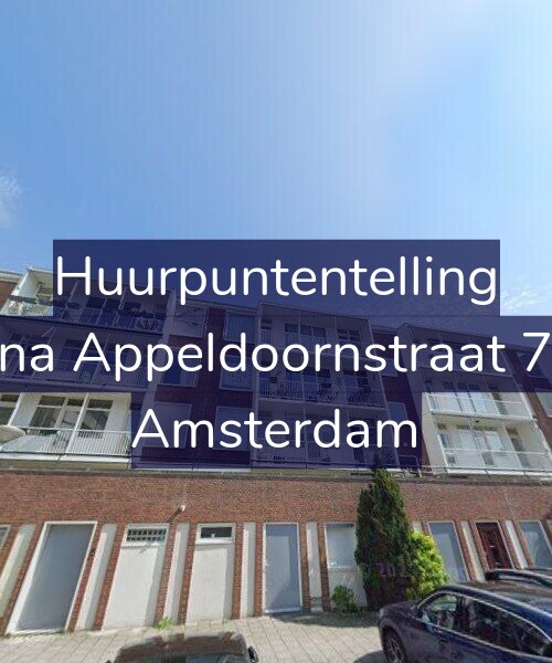 Foto gevel Huurpuntentelling voor Dina Appeldoornstraat 7-1, Amsterdam