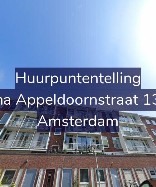 Foto gevel Huurpuntentelling voor Dina Appeldoornstraat 13-3, Amsterdam
