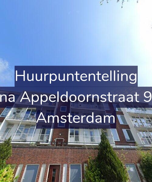 Foto gevel Huurpuntentelling voor Dina Appeldoornstraat 9-3, Amsterdam