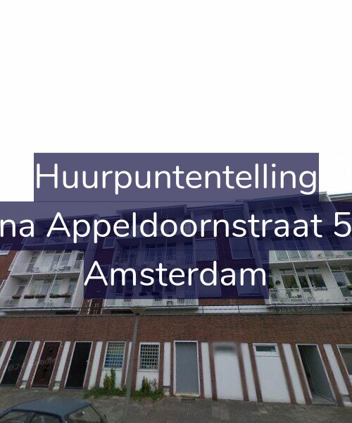 Foto gevel Huurpuntentelling voor Dina Appeldoornstraat 5-1, Amsterdam
