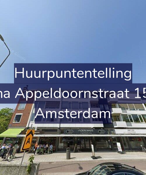Foto gevel Huurpuntentelling voor Dina Appeldoornstraat 15-1, Amsterdam