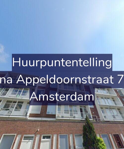 Foto gevel Huurpuntentelling voor Dina Appeldoornstraat 7-3, Amsterdam