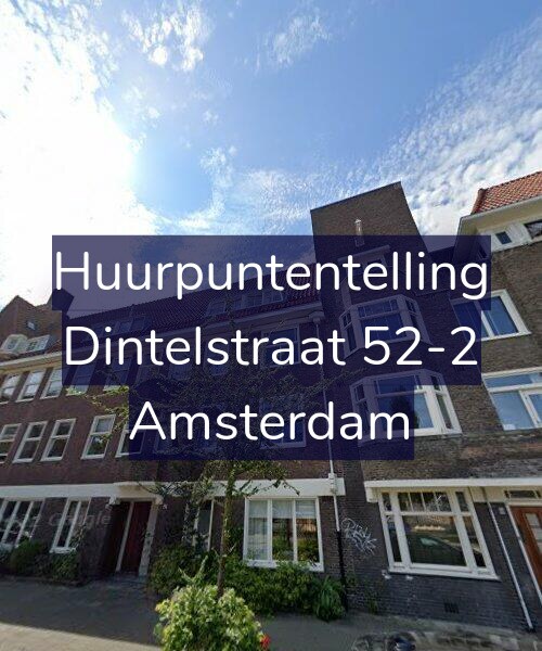 Foto gevel Huurpuntentelling voor Dintelstraat 52-2, Amsterdam