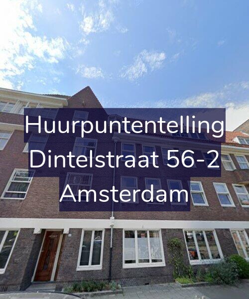 Foto gevel Huurpuntentelling voor Dintelstraat 56-2, Amsterdam