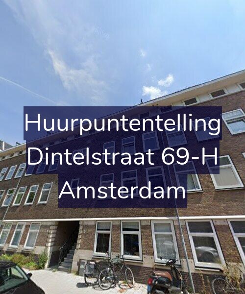Foto gevel Huurpuntentelling voor Dintelstraat 69-H, Amsterdam