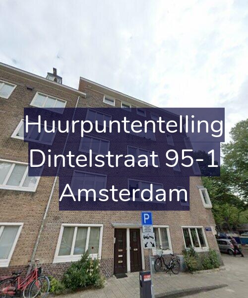 Foto gevel Huurpuntentelling voor Dintelstraat 95-1, Amsterdam