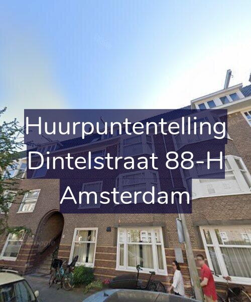 Foto gevel Huurpuntentelling voor Dintelstraat 88-H, Amsterdam