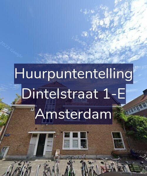 Foto gevel Huurpuntentelling voor Dintelstraat 1-E, Amsterdam