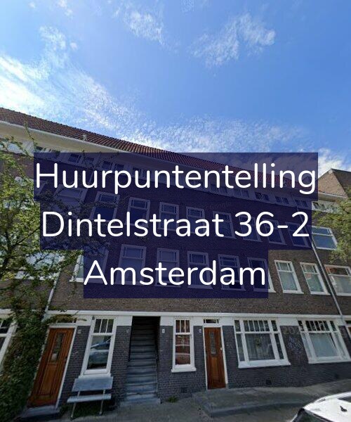 Foto gevel Huurpuntentelling voor Dintelstraat 36-2, Amsterdam