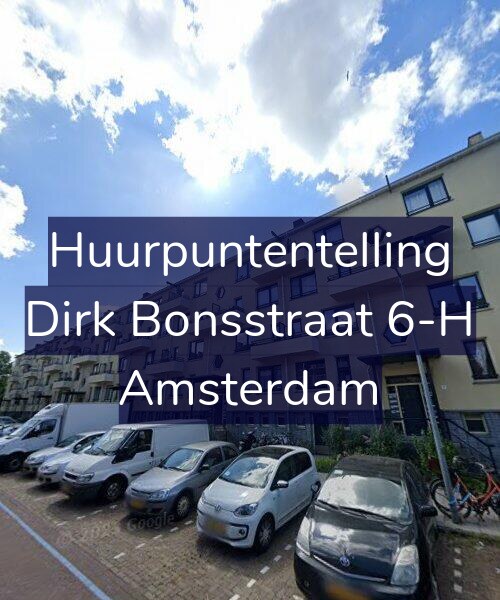 Foto gevel Huurpuntentelling voor Dirk Bonsstraat 6-H, Amsterdam
