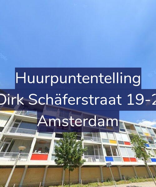Foto gevel Huurpuntentelling voor Dirk Schäferstraat 19-2, Amsterdam