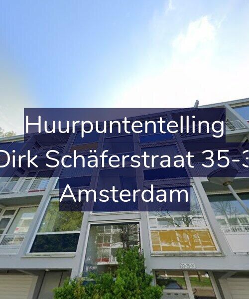 Foto gevel Huurpuntentelling voor Dirk Schäferstraat 35-3, Amsterdam