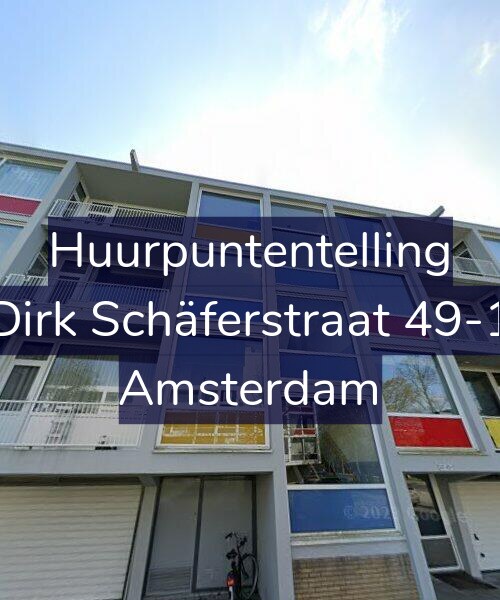Foto gevel Huurpuntentelling voor Dirk Schäferstraat 49-1, Amsterdam